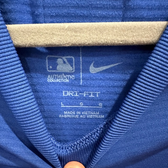 Men's New York Mets Authentic Collection Pre-Game Pullover - Picture 2 of 3